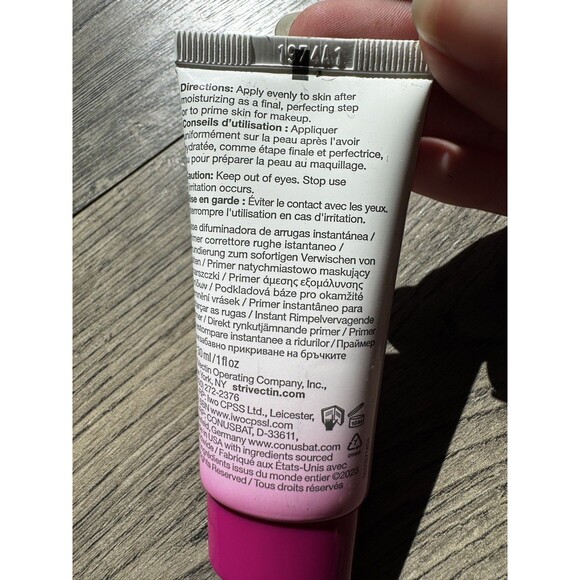 NEW Strivectin Line Blurfector Instant Wrinkle Blurring Primer 1 oz. - Picture 2 of 3